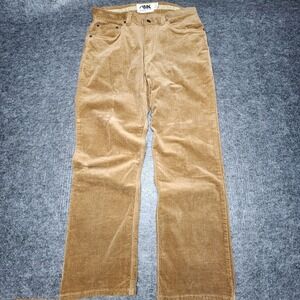 Mountain Khakis Mens Brown Tan Corduroy 5 Pocket Pants 34x30 Crest Cord Stretch